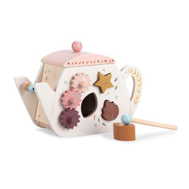 (Pre-Order) Moulin Roty Apres La Pluie Wooden Activity Teapot