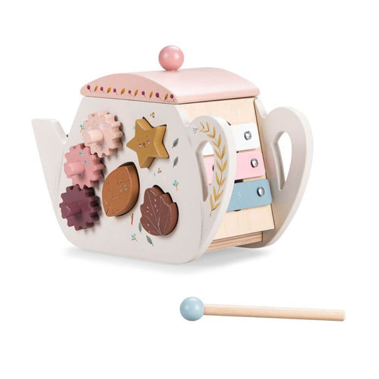 (Pre-Order) Moulin Roty Apres La Pluie Wooden Activity Teapot