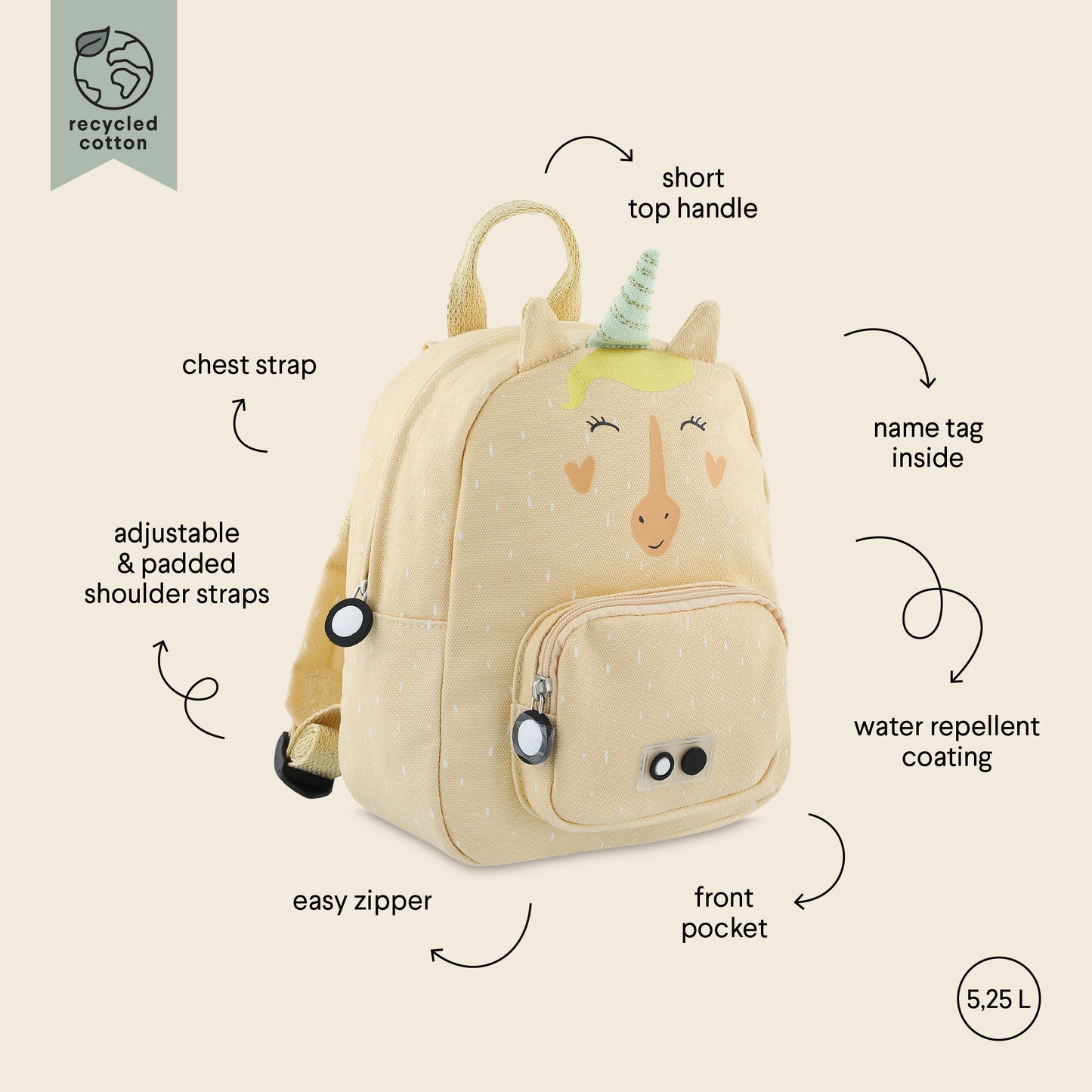 (Pre-Order)Trixie Backpack small - Mrs. Unicorn
