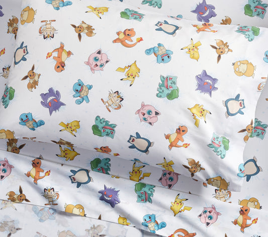 (Pre-Order) Pottery Barn Kids Pokémon Organic Sheet Set