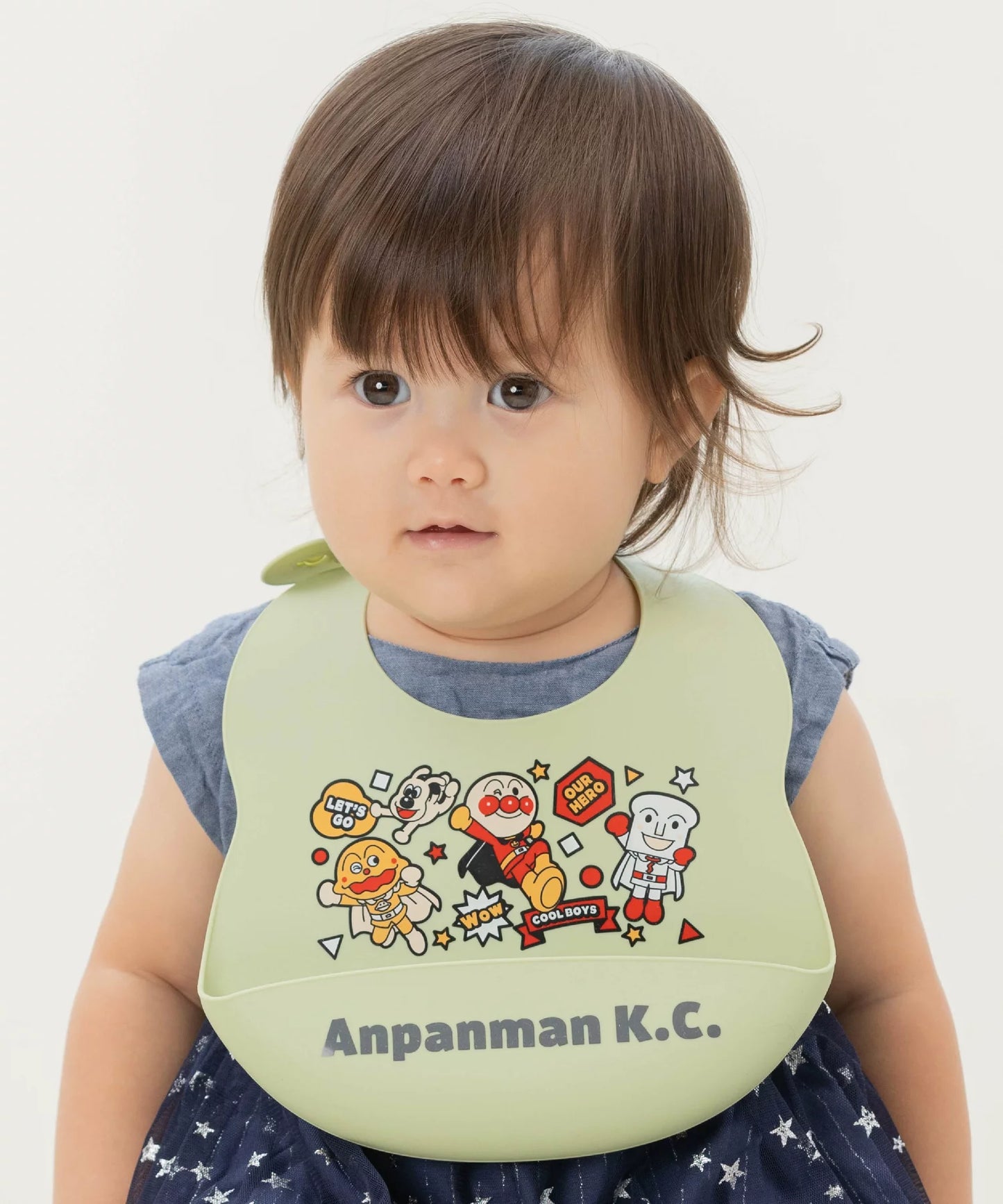 (Pre-Order) Anpanman Silicone Bib for Feeding