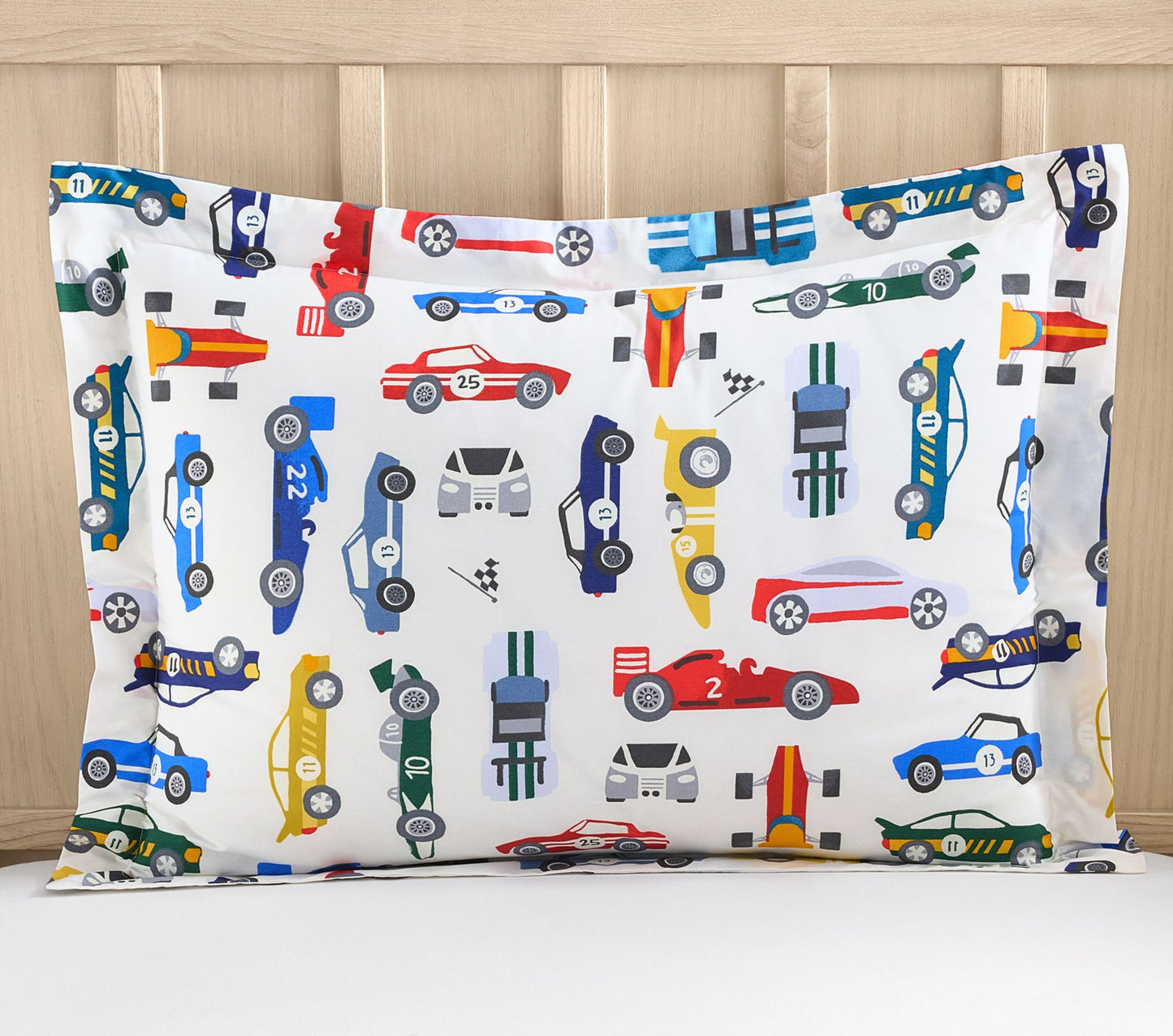(Pre-Order) Pottery Barn Kids Remy Race Car Glow-in-the-Dark Duvet Cover & Shams