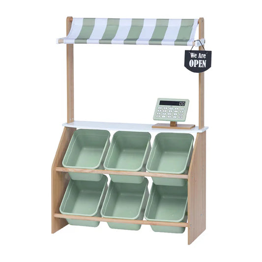 (PRE-ORDER)Teamson Kids Little Helper Play Farmer's Market Stand