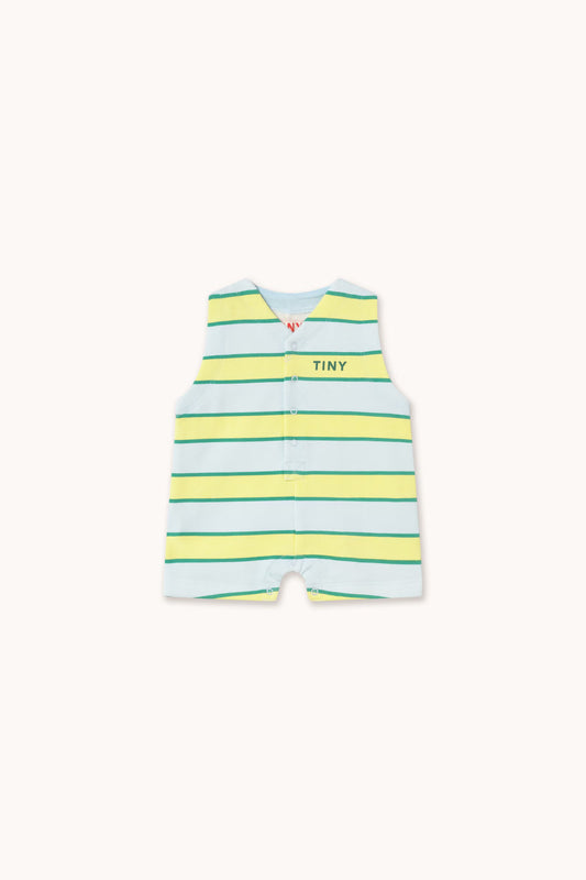 (Pre-Order) Tiny Cotton Retro Stripes Jumpsuit