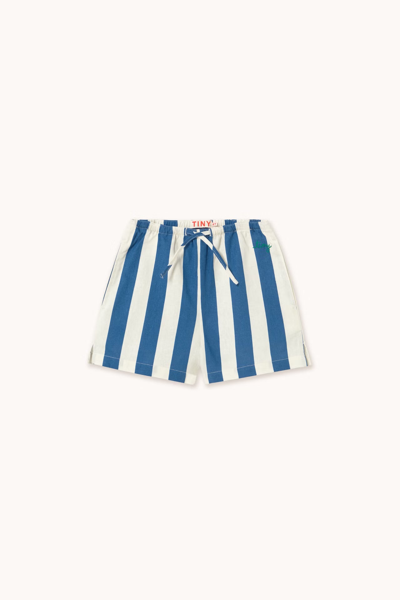 (Pre-Order) Tiny Cotton Light Navy Stripes Short