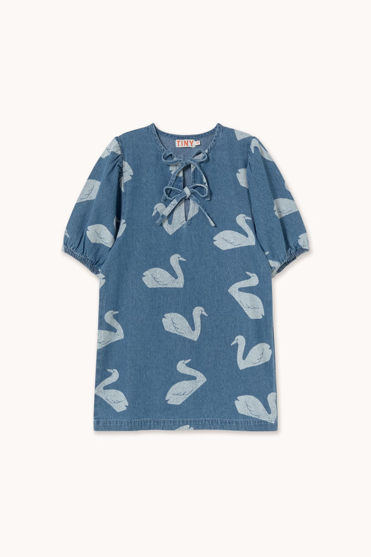 (Pre-Order) Tiny Cotton Big Swans Dress