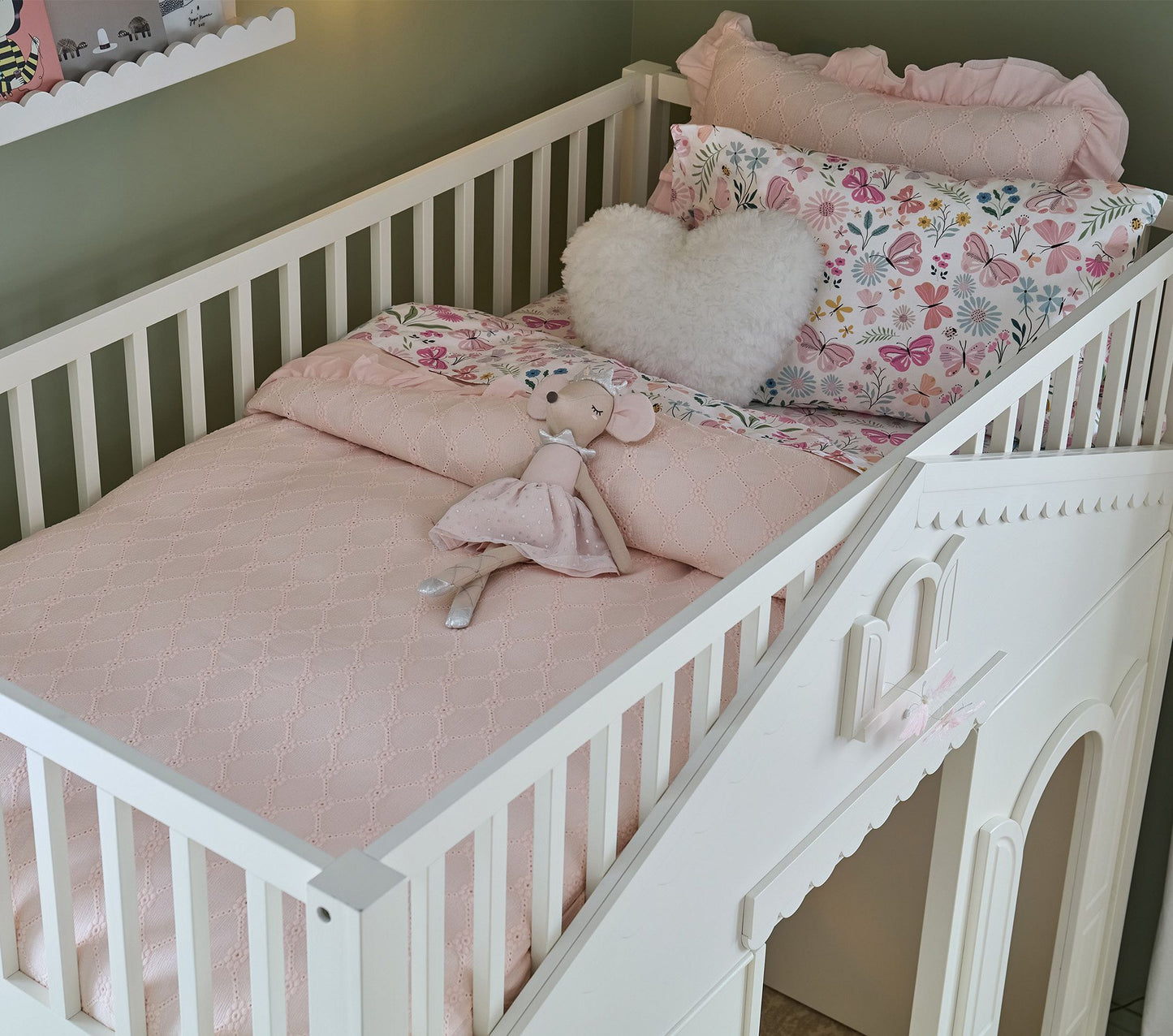 (Pre-Order) Pottery Barn Kids Wildflower Butterfly Organic Sheet Set & Pillowcases